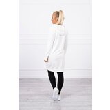 Kesi Haljina s kapuljačom i kapuljačom ecru bela | ePonuda.com
