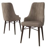Hanah home set stolica Neta, 46x95x42 cm, 4 dijela, crno-smeđa | Eponuda.ba
