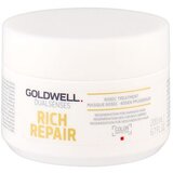 Goldwell dualsenses rich repair 60sec treatment 1-minutna obnovitvena maska za suhe in lomljive lase 200 ml | Shoptok.si