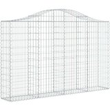  Lučne gabionske košare 3 kom 200x30x120/140cm pocinčano željezo | shoptok.hr