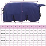  Pokrivač za konje Mornarsko plava 135 cm Poliester | shoptok.hr