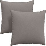 vidaXL Blazine za kavč 2 pcs Taupe 80 x 80 cm blago | Shoptok.si