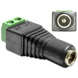 Delock 65421 DC (Strom) adapter [1x ženski konektor dc 5.5 mm - 1x 2-žičani kabel] crna 0.00 m Cijene