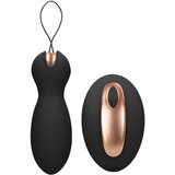 Elegance Dual Vibrating Toy Purity Black Cene