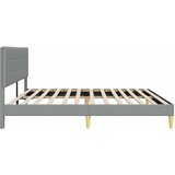  Krevetna konstrukcija Svjetlosiva 180 x 200 cm Tkanina | shoptok.hr