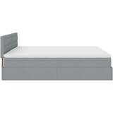 vidaXL Otomanski krevet s madracem svijetlosivi 160x200 cm tkanine | shoptok.hr
