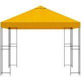 Gazebo 3 x 3 m Žuta Poliester i čelik 190 gsm | shoptok.hr
