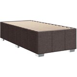  Krevet s oprugama i madracem tamnosmeđi 90 x 200 cm od tkanine | shoptok.hr