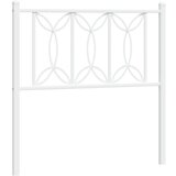 vidaXL Kovinsko vzglavje belo 80 cm, (21251359) Cene