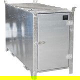 eurokraft pro vroče cinkan zaboj za svetilne cevi, prostornina 1350 l, 1100 kosov Ø 25 mm / 500 kosov Ø 37 mm, dxšxv 2100 x 770 x 1125 mm | Shoptok.si