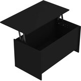 Stolić za kavu crni 102 x 55,5 x 52,5 cm od konstruiranog drva | shoptok.hr