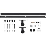  Drsna vrata s kompletom vodil 80x210 cm trdna borovina, (20767265) | Shoptok.si