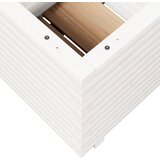  Vrtna sadilica bijela 50 x 50 x 49,5 cm od masivne borovine | shoptok.hr