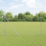 vidaXL poljska ograja 1.6x25 m galvanizirano jeklo | Shoptok.si