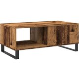 vidaXL Klubska mizica starinski les 90x50x36,5 cm inženirski les | Shoptok.si