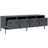 vidaXL TV ormarić antracit 135 x 39 x 43,5 cm hladno valjani čelik | shoptok.hr