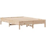  Krevet s regalom za knjige bez madraca 120x200 cm od borovine | shoptok.hr