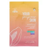 Dr.PAWPAW Your Gorgeous Skin Soothing Sheet Mask pomirjajoča in negovalna maska za obraz v robčku 25 ml za ženske