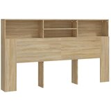  Uzglavlje s ormarićem boja hrasta sonome 180 x 19 x 103,5 cm | shoptok.hr