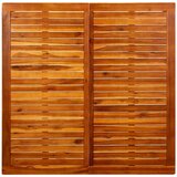 vidaXL Vrtna klubska mizica 110x110x45 cm trden akacijev les | Shoptok.si