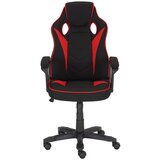 XORA GAMING STOL kovina, umetna masa, tekstil rdeča, črna | Shoptok.si