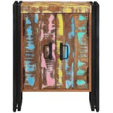  Ormar za cipele Šareni 56 x 35 x 70 cm Čvrsto drvo iz reciklaže | Eponuda.com