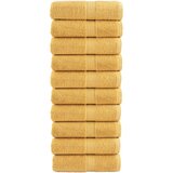vidaXL Premium ručnici za goste SOLUND 10 kom. zlatne boje 30x50 cm 600 g/m² - Zlatno 30 x 50 cm 10 Cijene