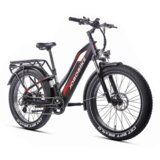 JOBOBIKE Električni fatbike Robin ST, Step-thru, Bafang 48V 250W 13Ah, za ženske, črno-rdeč, (5000008995) Cene