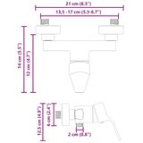 Tuš Mešalna pipa za tuš Krom G 1 / 2 palca Medenina, (5000208333) | Shoptok.si