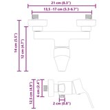 Tuš Miješalica Krom G 1 / 2 inča Mjed | shoptok.hr