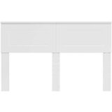 vidaXL Vzglavje z vzglavjem Svetlo Belo 140 cm Konstruiran les | Shoptok.si