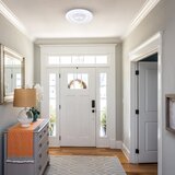  LED prigušiva stropno svetlo sa ventilatorom ZONDA LED/48W/230V belo + daljinski upravljač | Eponuda.com