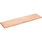 Stolna Mizna plošča svetlo rjava 180x50x6 cm obdelana trdna hrastovina, (20818063) | Shoptok.si