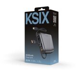 Ksix BPB20PD22INTG 20000mAh MINI POWERBANK 22.5W, LED DISPLAY+KABL USB-C I LIGHTNING | Eponuda.com