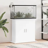 Stalak za akvarij bijeli 81 x 36 x 73 cm od konstruiranog drva