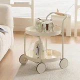 Elegantna barska kolica na dva nivoa za piće i posluženje