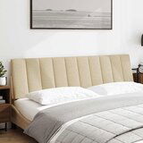 Maison Chic Posteljno vzglavje - Vzglavna omarica - Vzglavna stranica krem 180 cm blago, (21704255) | Shoptok.si