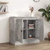 Komoda siva boja betona 70x35,5x67,5 cm od konstruiranog drva | shoptok.hr