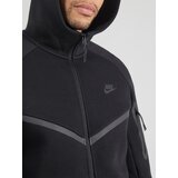 Nike Sweater majica 'TECH FLEECE' tamo siva / crna | shoptok.hr