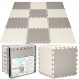  Pjenasta podloga puzzle 30x30 cm krem-siva | shoptok.hr