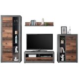 Time dnevni regal, antracit, rjava | Shoptok.si