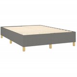  s oprugama i madracem tamnosivi 140x190 cm od tkanine | shoptok.hr