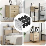  Navojni umetak za cijev 1818 pcs Crna i srebrna Cinkani čelik | shoptok.hr