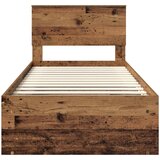  Krevetna konstrukcija Staro drvo 90 x 190 cm Čvrsto borovo drvo | shoptok.hr