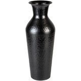 White Label Črna jeklena visoka vaza (višina 49 cm) Dunja – u