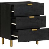  Noćni ormarić crni 50x33x62 cm od konstruiranog drva | shoptok.hr