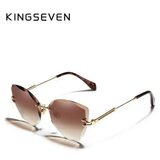 KINGSEVEN n801 ženske naočare za sunce, braon