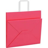  Papirnate vrečke 250 kosov z ročaji roza 32x22x28 cm, (5000160990) | Shoptok.si