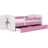 MID.YOU Dječji krevet Dreamy balerina 160x80 sa madracem s ladicom Rozičasta | shoptok.hr