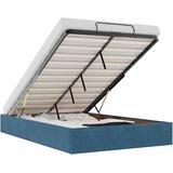 vidaXL Otomanski posteljni okvir brez vzmetnice moder 120x190 cm žamet, (21611903) | Shoptok.si